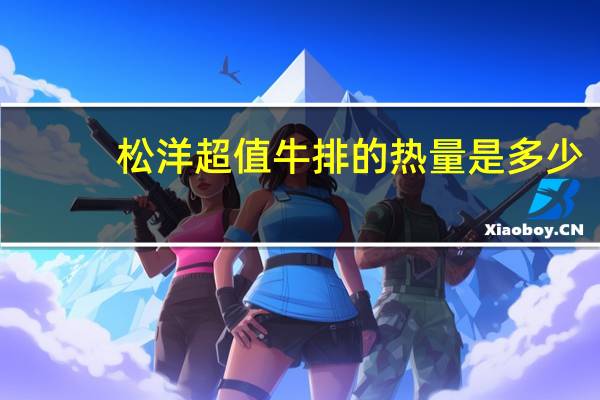 松洋超值牛排的热量是多少