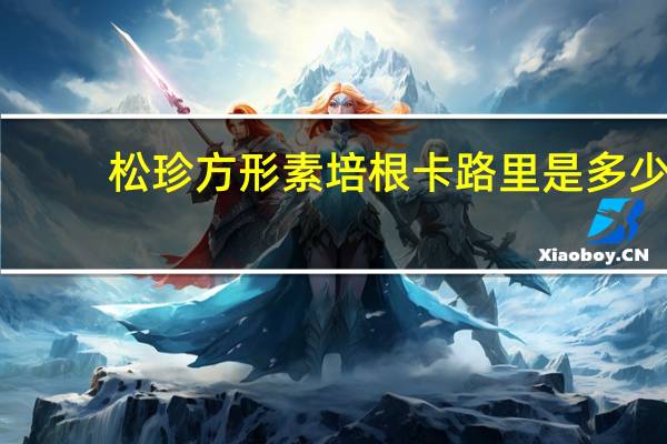 松珍 方形素培根卡路里是多少