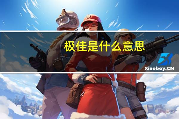 极佳是什么意思