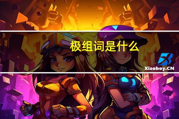 极组词是什么（极组词）