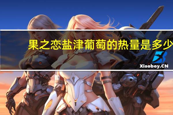 果之恋 盐津葡萄的热量是多少