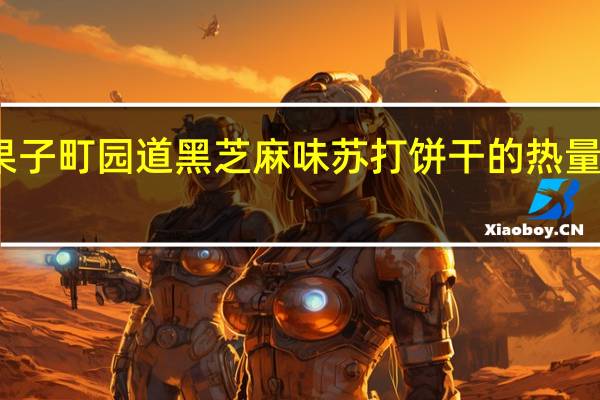 果子町园道 黑芝麻味苏打饼干的热量是多少