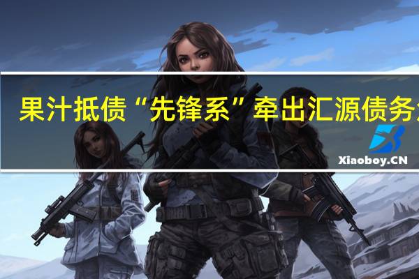 果汁抵债 “先锋系”牵出汇源债务危机