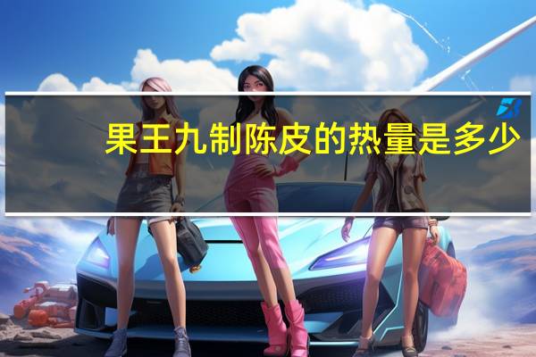 果王 九制陈皮的热量是多少