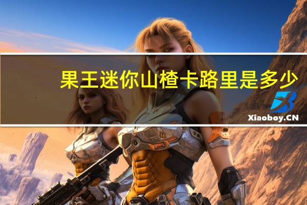 果王 迷你山楂卡路里是多少