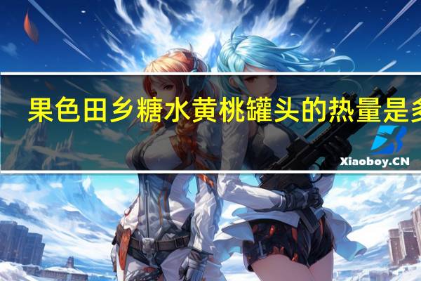 果色田乡 糖水黄桃罐头的热量是多少