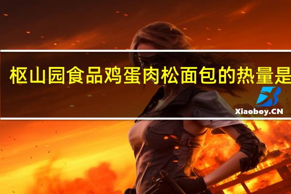枢山园食品 鸡蛋肉松面包的热量是多少