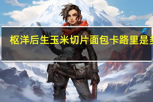 枢洋后生 玉米切片面包卡路里是多少