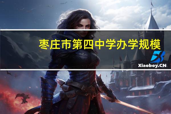 枣庄市第四中学办学规模