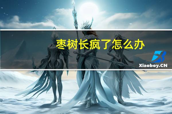 枣树长疯了怎么办