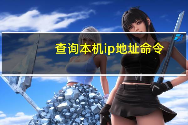 查询本机ip地址命令
