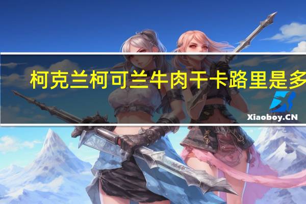 柯克兰 柯可兰 牛肉干卡路里是多少