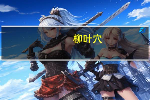 柳叶穴