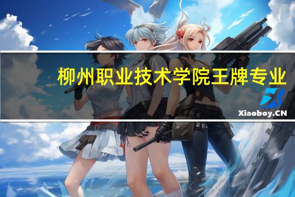 柳州职业技术学院王牌专业