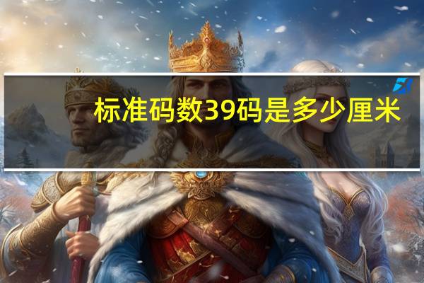 标准码数39码是多少厘米