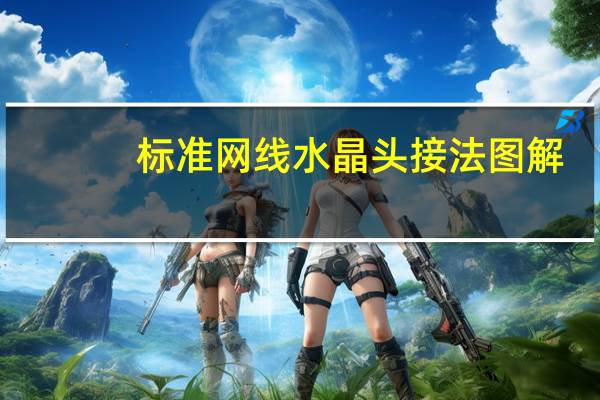 标准网线水晶头接法图解(网线水晶头接法图解)