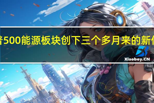 标普500能源板块创下三个多月来的新低盘初跌2.3%