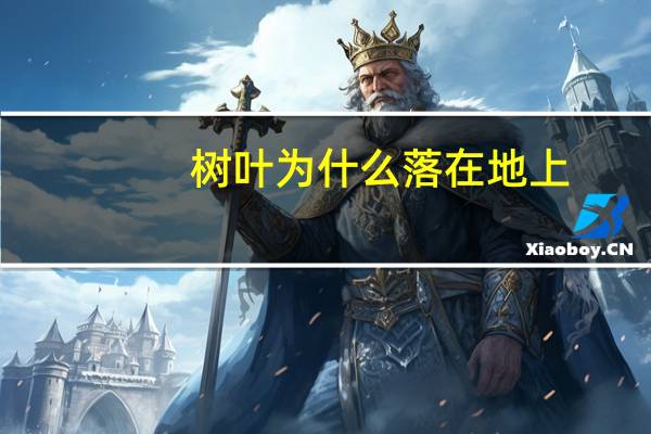 树叶为什么落在地上