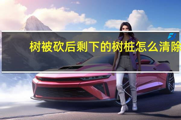 树被砍后剩下的树桩怎么清除