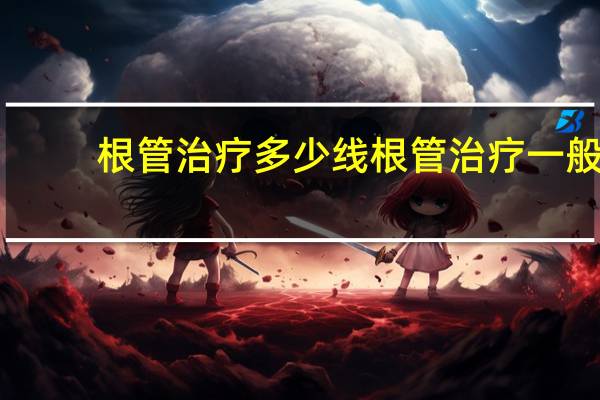 根管治疗多少线 根管治疗一般多少钱一颗牙