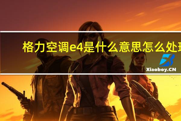 格力空调e4是什么意思 怎么处理（格力空调e4）