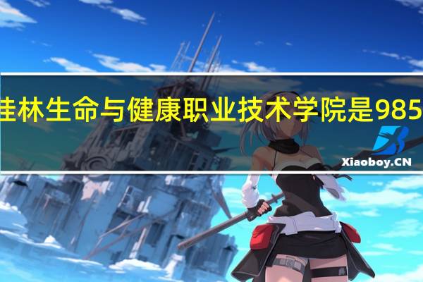 桂林生命与健康职业技术学院是985大学吗