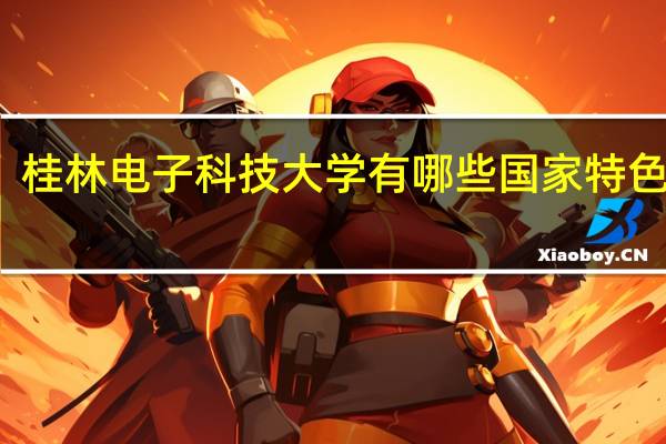 桂林电子科技大学有哪些国家特色专业