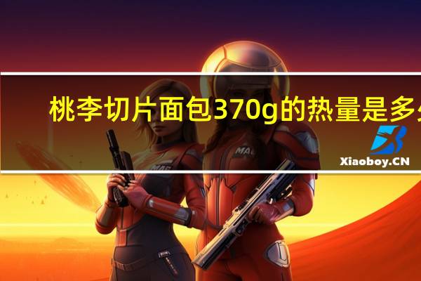 桃李 切片面包 370g的热量是多少
