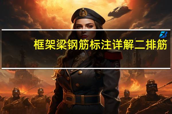 框架梁钢筋标注详解二排筋（框架梁钢筋标注详解）