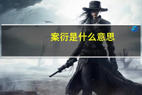 案衍是什么意思
