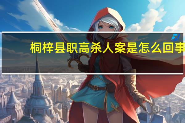 桐梓县职高杀人案是怎么回事
