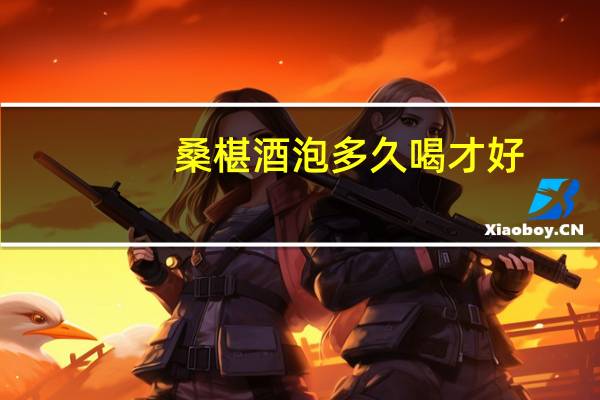 桑椹酒泡多久喝才好(桑椹酒泡多久可以喝)