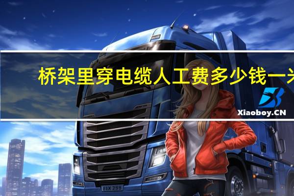 桥架里穿电缆人工费多少钱一米