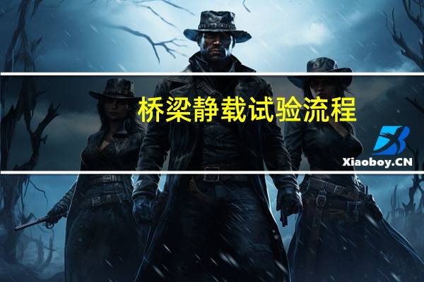 桥梁静载试验流程
