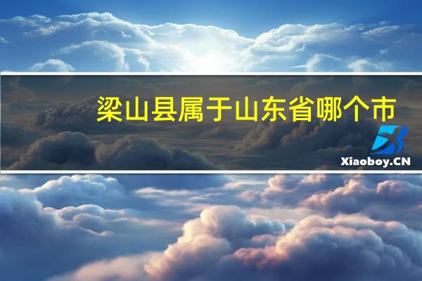 梁山县属于山东省哪个市（梁山县属于哪个市）