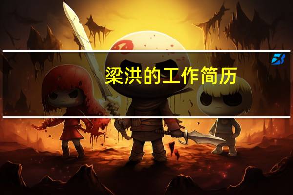 梁洪的工作简历