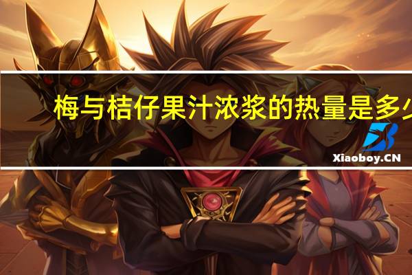 梅与桔仔 果汁浓浆的热量是多少