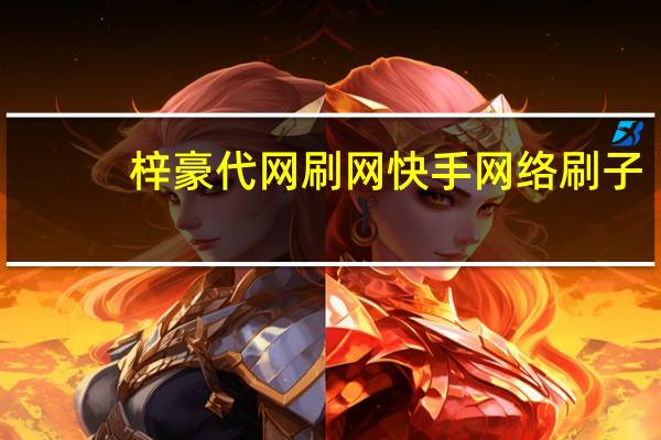 梓豪代网刷网快手 网络刷子(梓豪代刷网站快手)