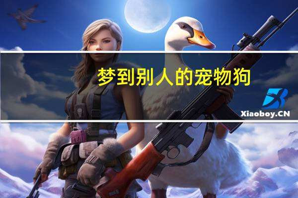 梦到别人的宠物狗