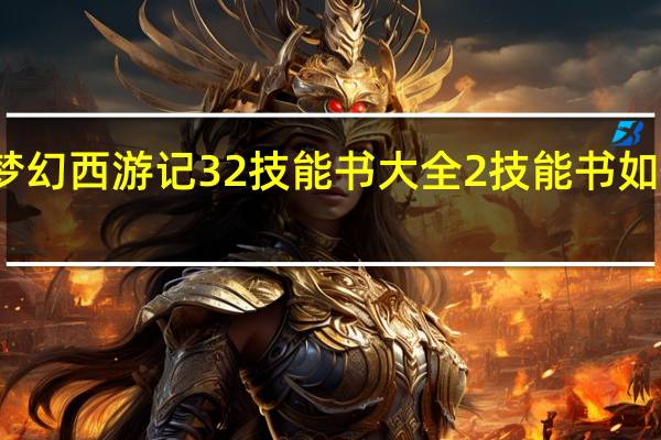 梦幻西游记32技能书大全2技能书如何获得?