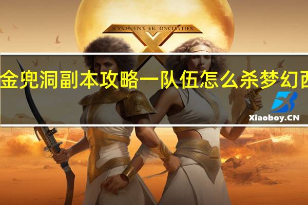 梦幻西游金兜洞副本攻略一队伍怎么杀 梦幻西游金兜洞副本