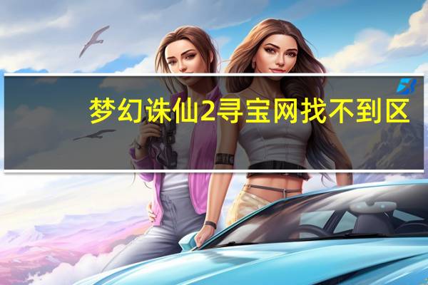 梦幻诛仙2寻宝网找不到区（梦幻诛仙2寻宝网）