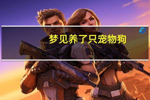 梦见养了只宠物狗