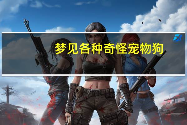 梦见各种奇怪宠物狗