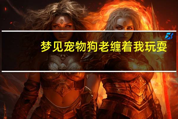 梦见宠物狗老缠着我玩耍