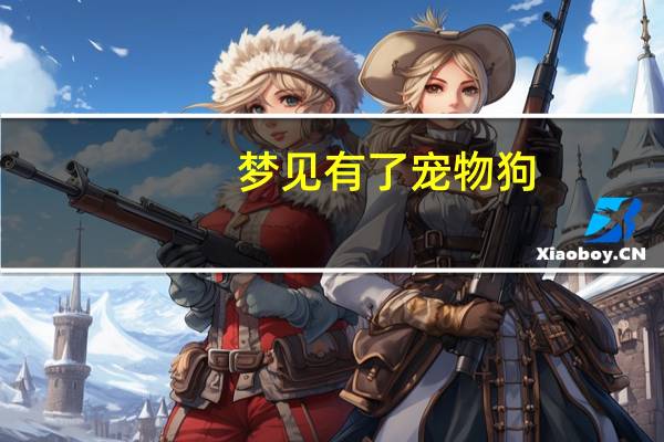 梦见有了宠物狗