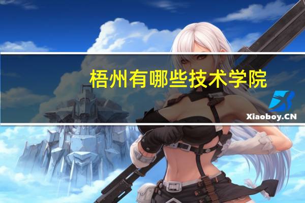 梧州有哪些技术学院