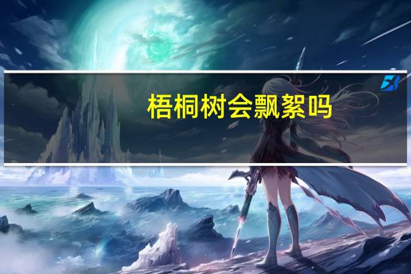 梧桐树会飘絮吗