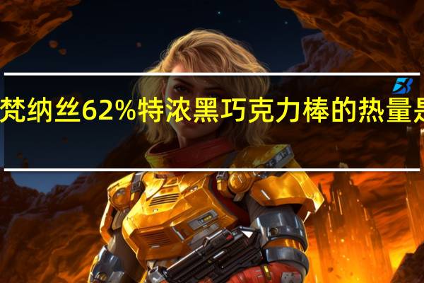 梵纳丝 62%特浓黑巧克力棒的热量是多少