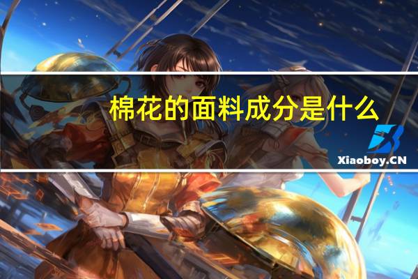 棉花的面料成分是什么？